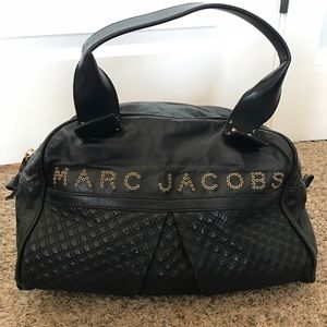 Marc Jacobs Quilted Black Satchel